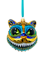 Egyptian Cheshire Cat Glass Ornament