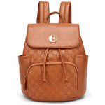 Compass 10L Vegan Leather Monogram Mini Backpack Travellty