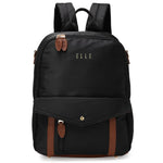 Luxe Journey 18L Twill and Vegan Leather Backpack - By Baano