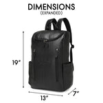 Roamer 22L Vegan Leather Backpack Travellty
