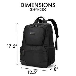 Voyage 20L Twill and Vegan Leather Backpack