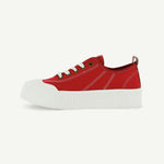 COURT ROYALE: VULCANIZED COURT SHOE - RED - By Baano