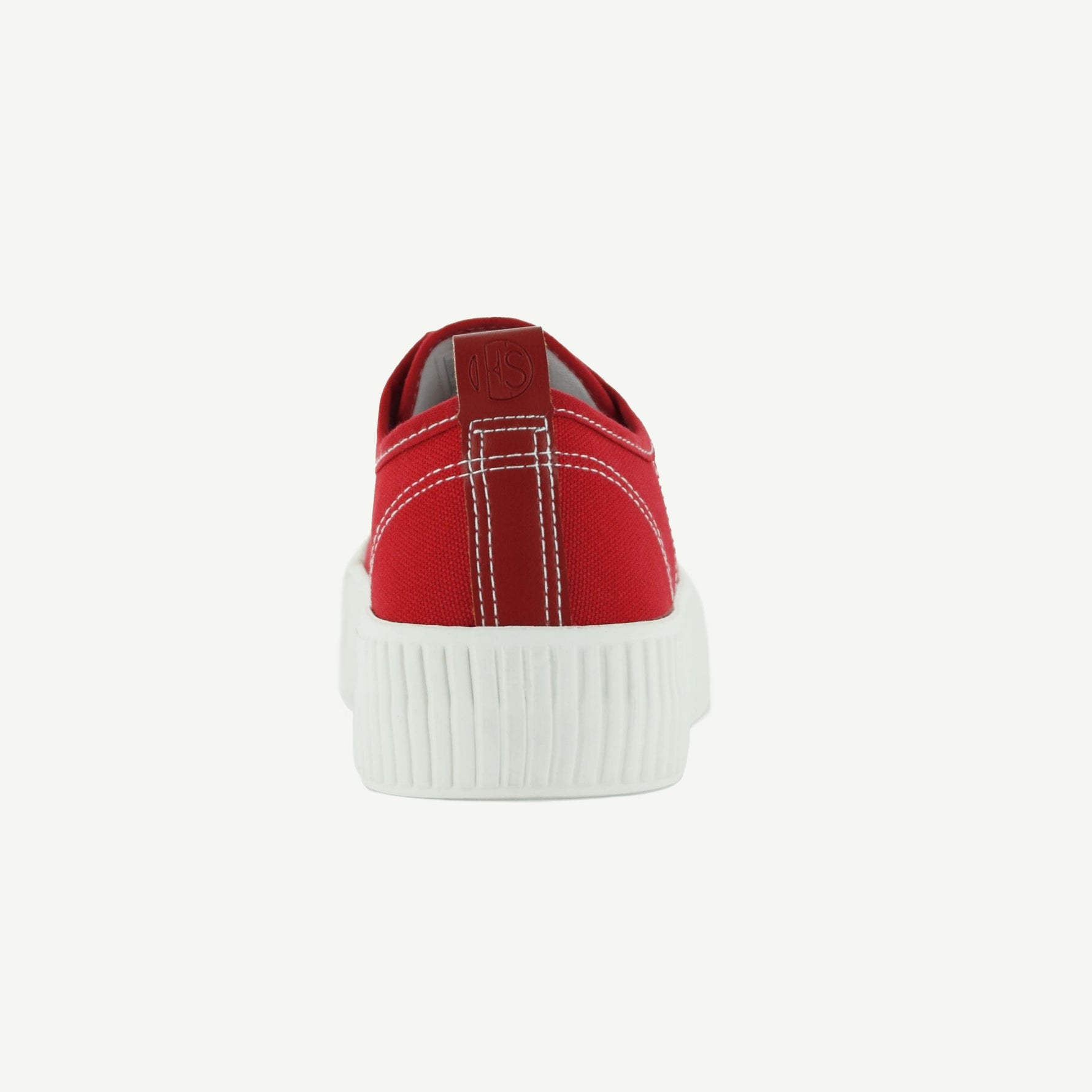 COURT ROYALE: VULCANIZED COURT SHOE - RED - By Baano