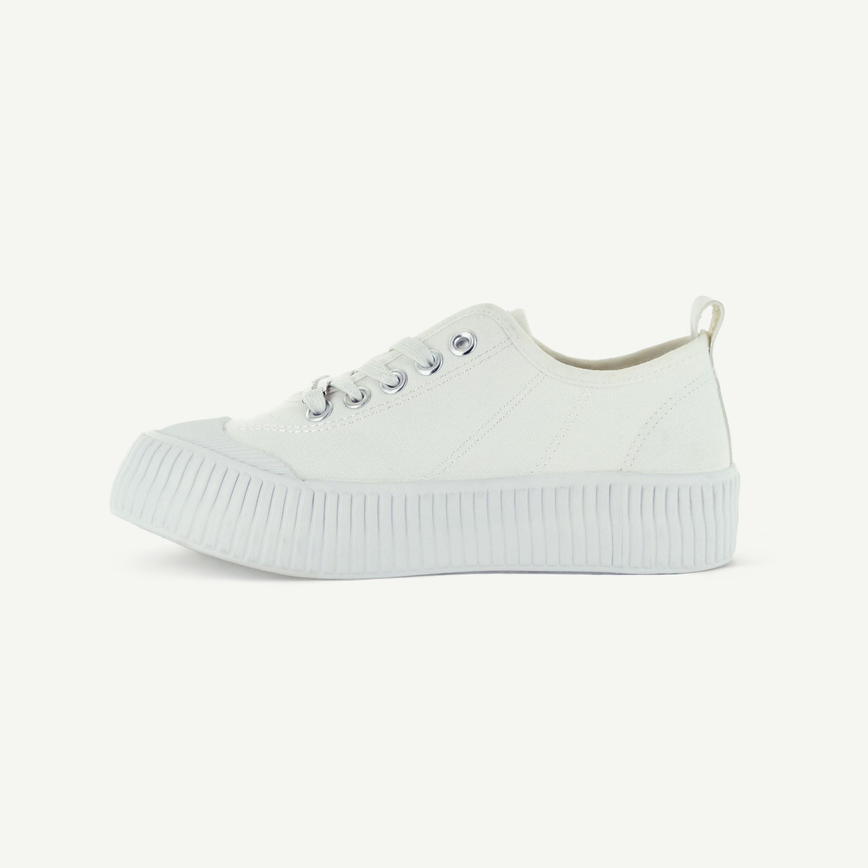 COURT ROYALE: VULCANIZED COURT SHOE - WHITE - By Baano