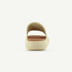 ST. TROPEZ: PLATFORM SLIDE - TAN - By Baano