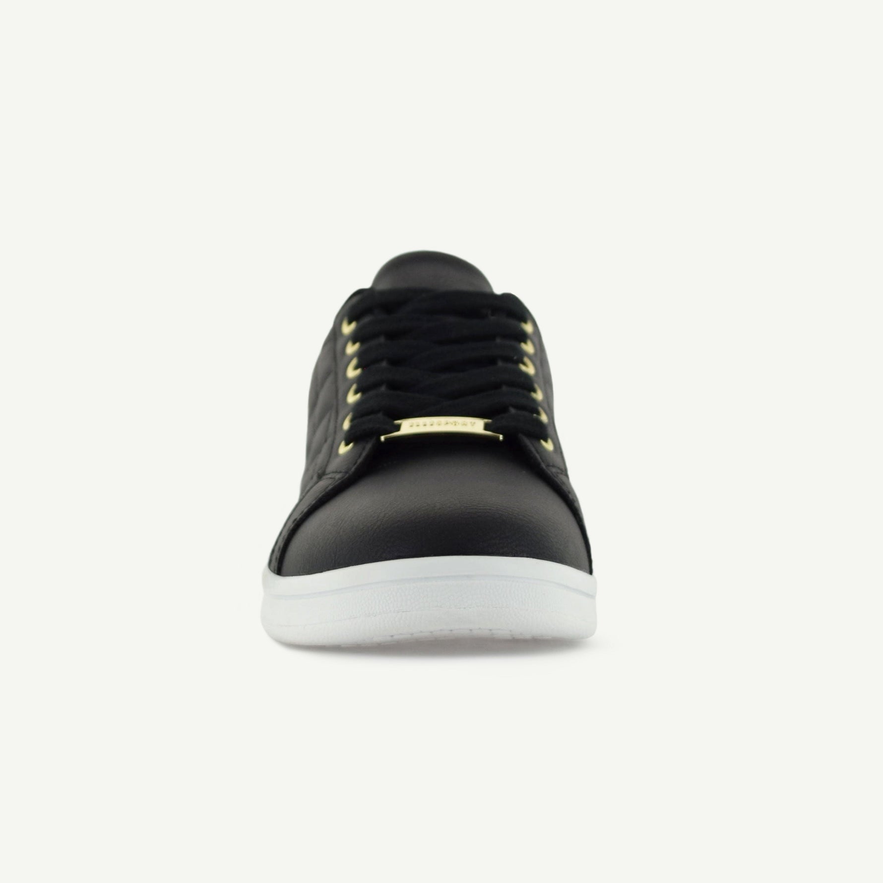 VOLTAIRE: QUILTED COURT SHOE - BLACK - By Baano