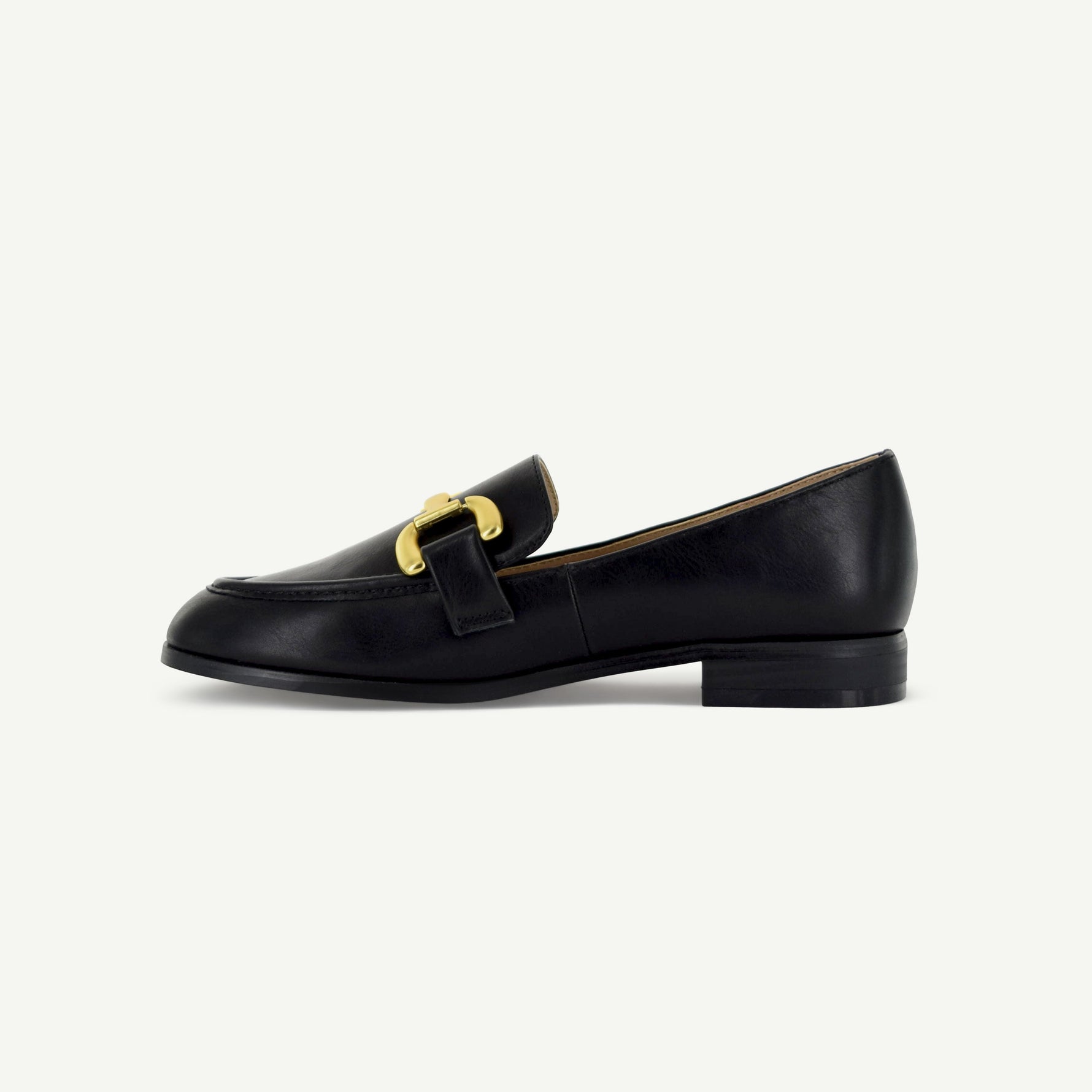 GEORGINA: CLASSIC LOAFER - BLACK - By Baano