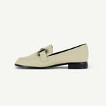 GEORGINA: CLASSIC LOAFER - ECRU - By Baano
