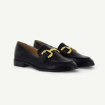 GEORGINA: CLASSIC LOAFER - BLACK - By Baano