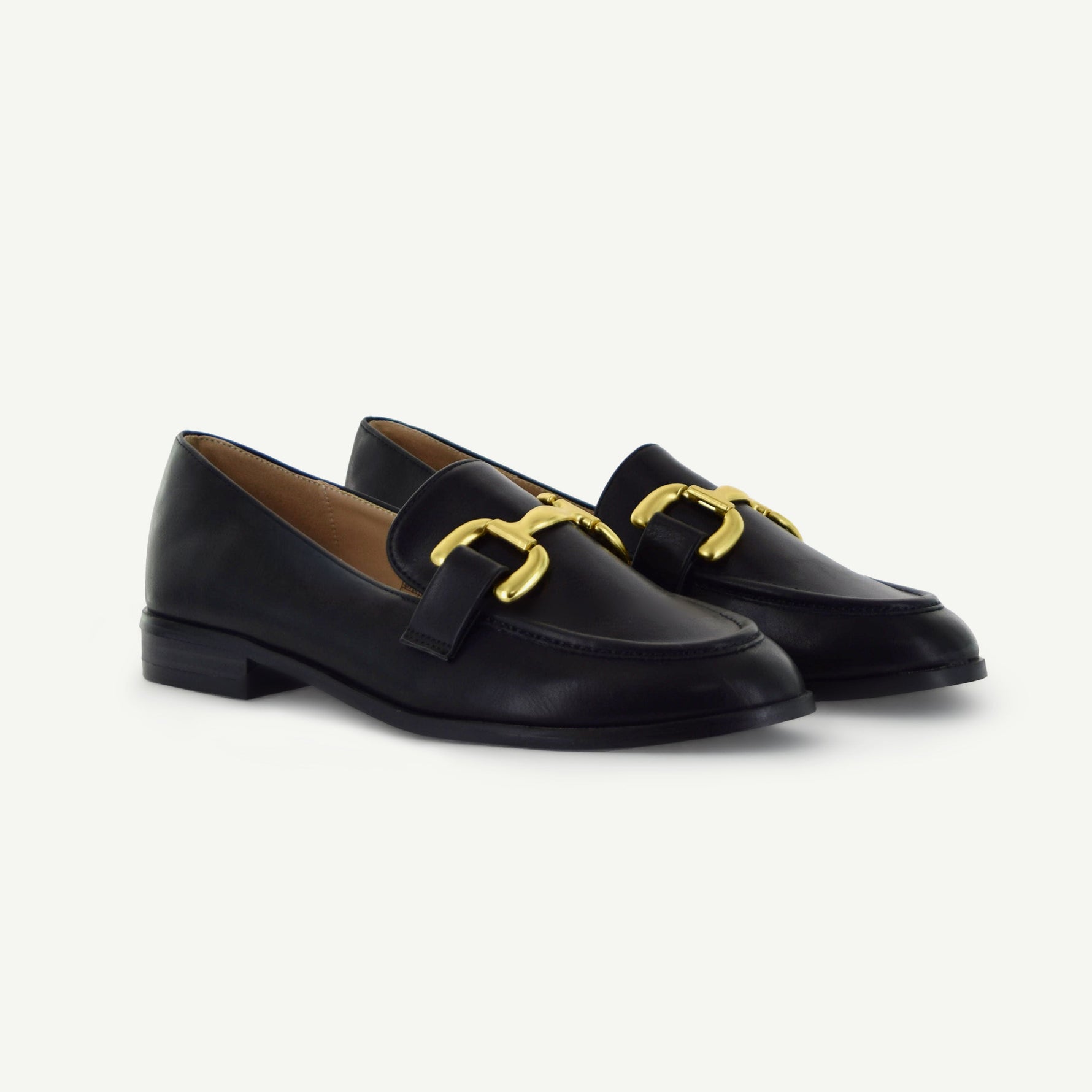 GEORGINA: CLASSIC LOAFER - BLACK - By Baano