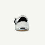 MARIANA: FLAT MARY JANE - SILVER - By Baano
