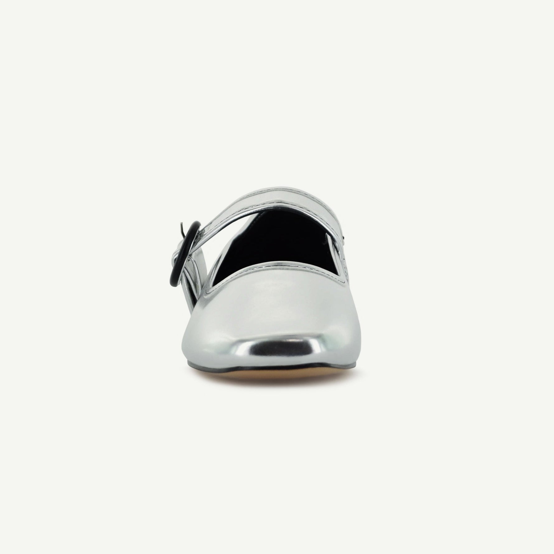 MARIANA: FLAT MARY JANE - SILVER - By Baano