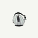 MARIANA: FLAT MARY JANE - SILVER - By Baano