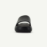 ST. TROPEZ: PLATFORM SLIDE - BLACK - By Baano