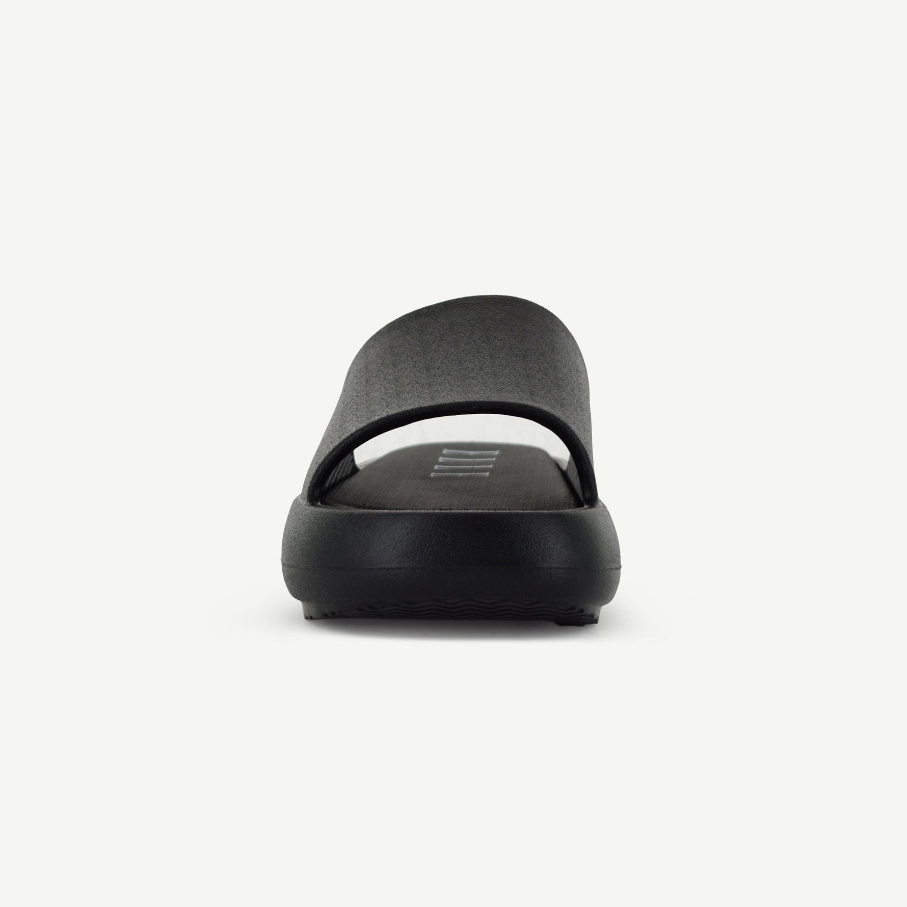 ST. TROPEZ: PLATFORM SLIDE - BLACK - By Baano