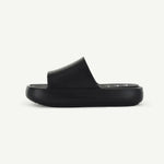 ST. TROPEZ: PLATFORM SLIDE - BLACK - By Baano