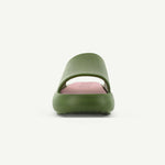 ST. TROPEZ: PLATFORM SLIDE - OLIVE - By Baano