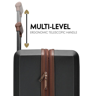 Luxe Journey Expandable 5 Piece Retro Luggage Set - By Baano