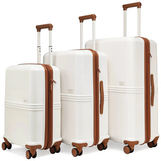 Expedition 3 Piece Expandable Polycarbonate Luggage Set - By Baano