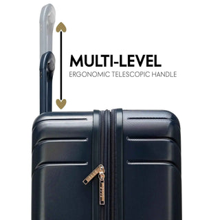 Louvre 2 Piece Expandable Polycarbonate Luggage Set