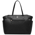 Compass 32L Vegan Leather Monogram Weekender Tote Bag