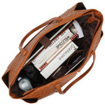 Compass 32L Vegan Leather Monogram Weekender Tote Bag Travellty