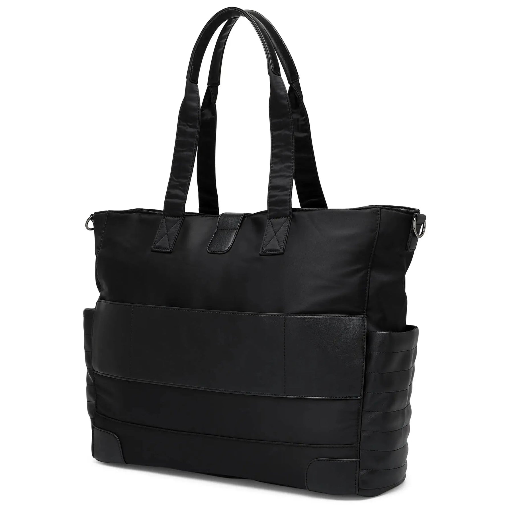 Voyage 25L Twill and Vegan Leather Weekender Tote Bag Travellty