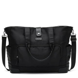 Voyage 25L Twill and Vegan Leather Weekender Tote Bag