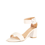 Elyse Faux Leather Sandal Heels
