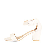 Elyse Faux Leather Sandal Heels