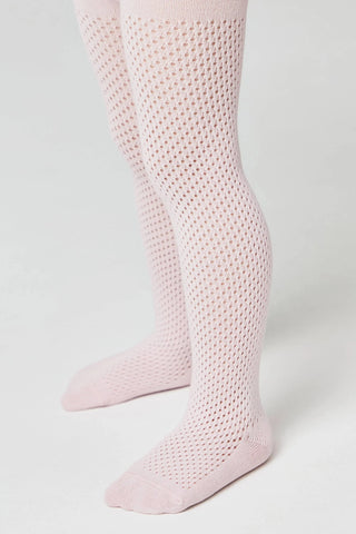 Conte-Kids Cotton Tights Miss 616 - Mesh Pattern - By Baano