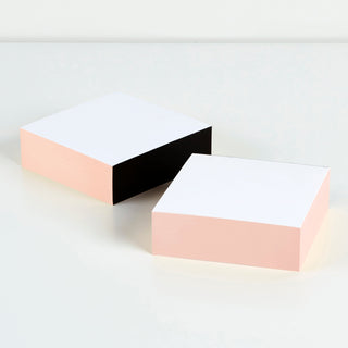 Color-edged Pads: Matte Blush, 3 sizes - By Baano