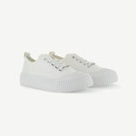 COURT ROYALE: VULCANIZED COURT SHOE - WHITE - By Baano