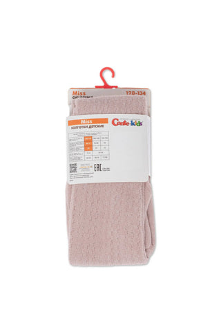 Conte-Kids Cotton Tights Miss 618 - Mesh Pattern - By Baano