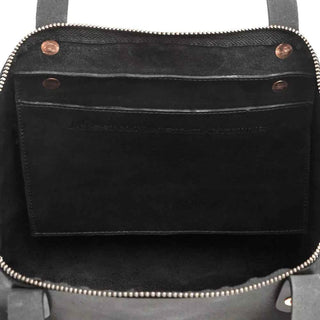 Eden LARGE Leather Tote Bag - Zippered