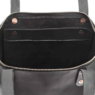 Eden SMALL Leather Tote Bag - Zippered