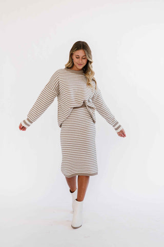 Harper Sweater Skirt Set
