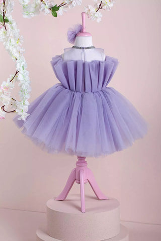 Eliza Lilac Party Dress