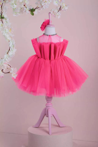Eliza Pink Party Dress - By Baano