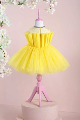 Eliza Yellow Party Dress