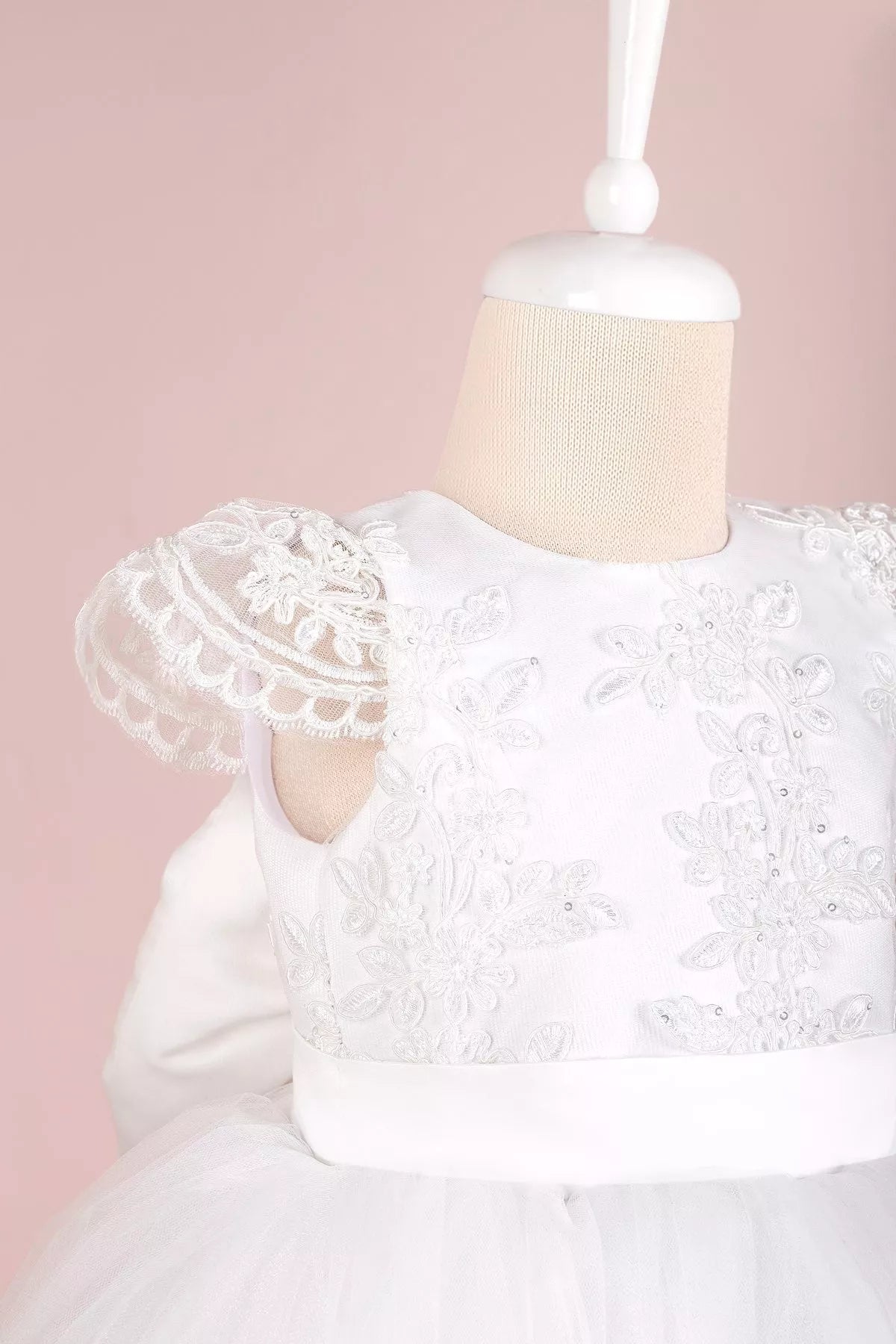 Ella White Baptism Dress - By Baano