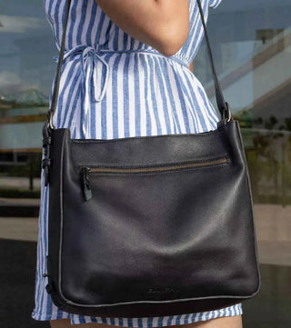 Ellington Leather Hobo w/ Zippered Pouch
