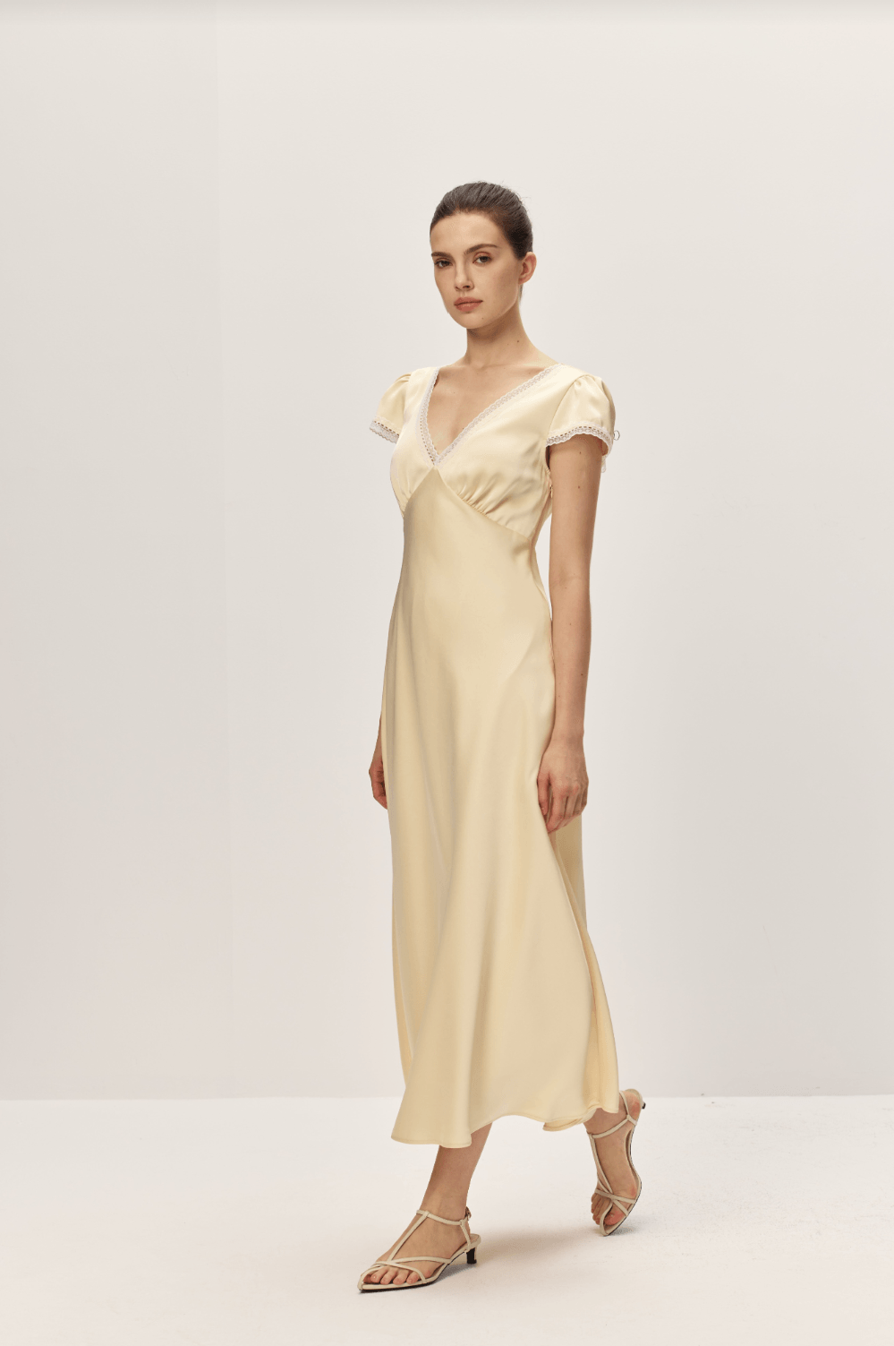 Ondine Butter Yellow Dress