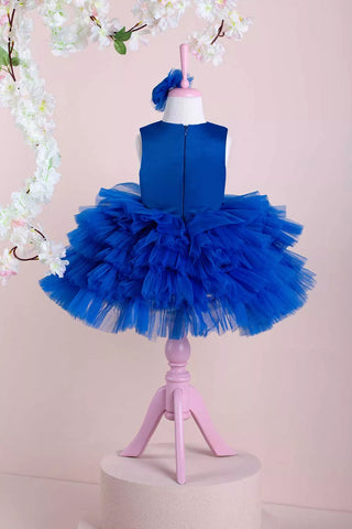 Emily Sax Blue Party Dress
