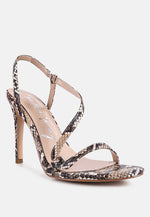 Epoque Heeled Strappy Slingback Sandals