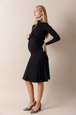 Maternity Infinity Skirt in Black