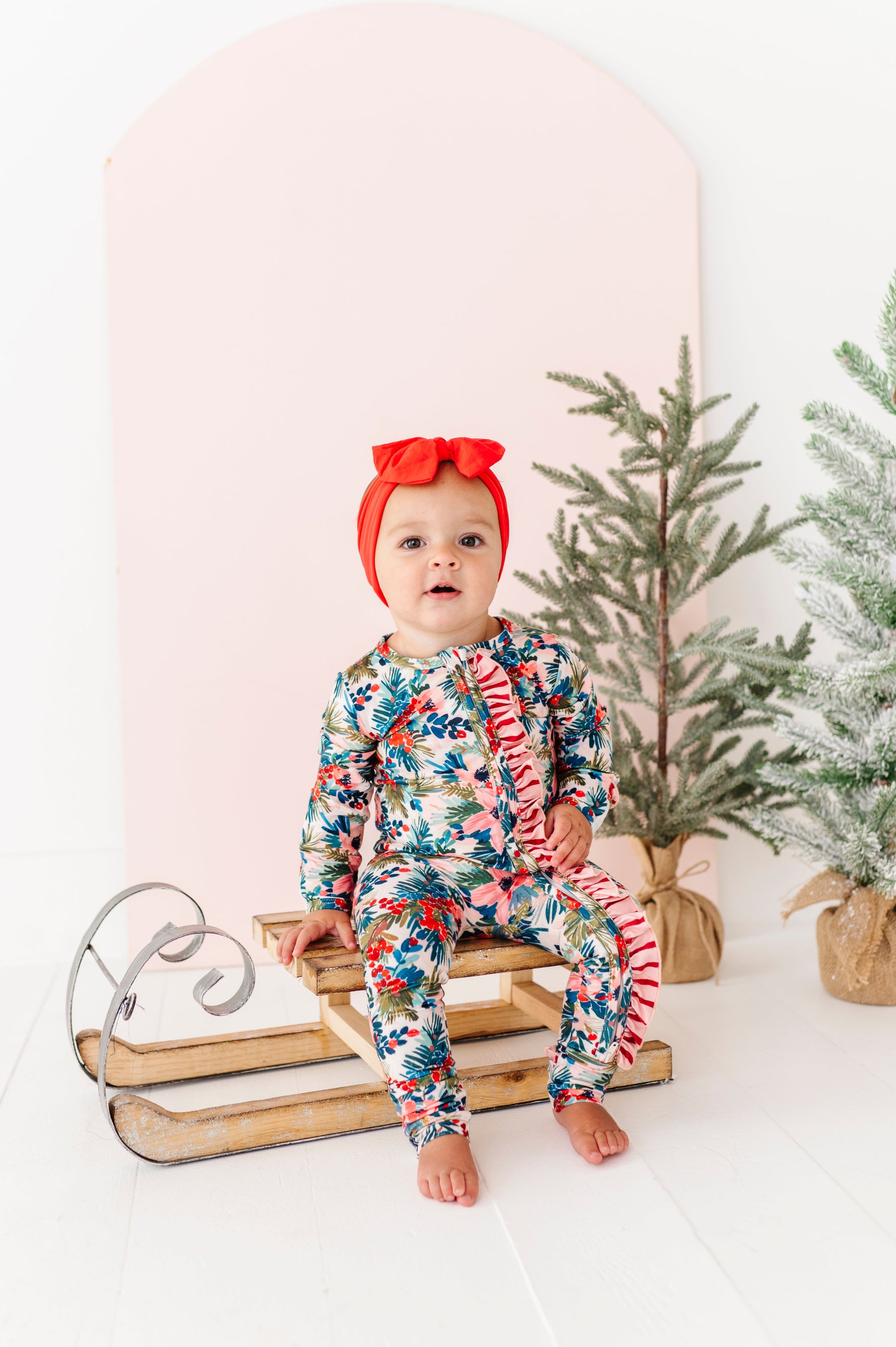 Holly Floral | ZIP ROMPER - By Baano