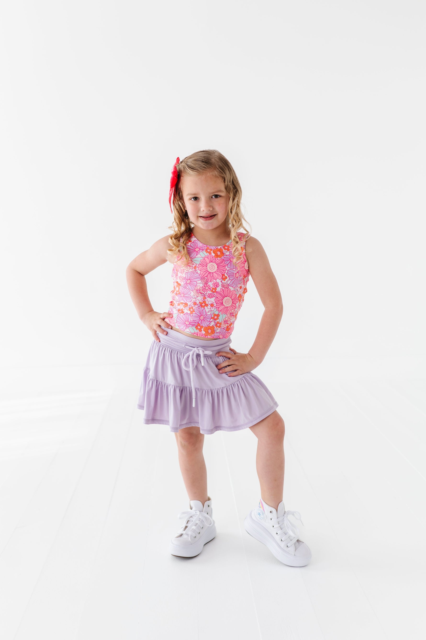 Very Violet | 2-tiered Skort - By Baano