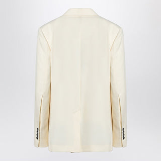 Butter-coloured Wool Jacket - By Baano