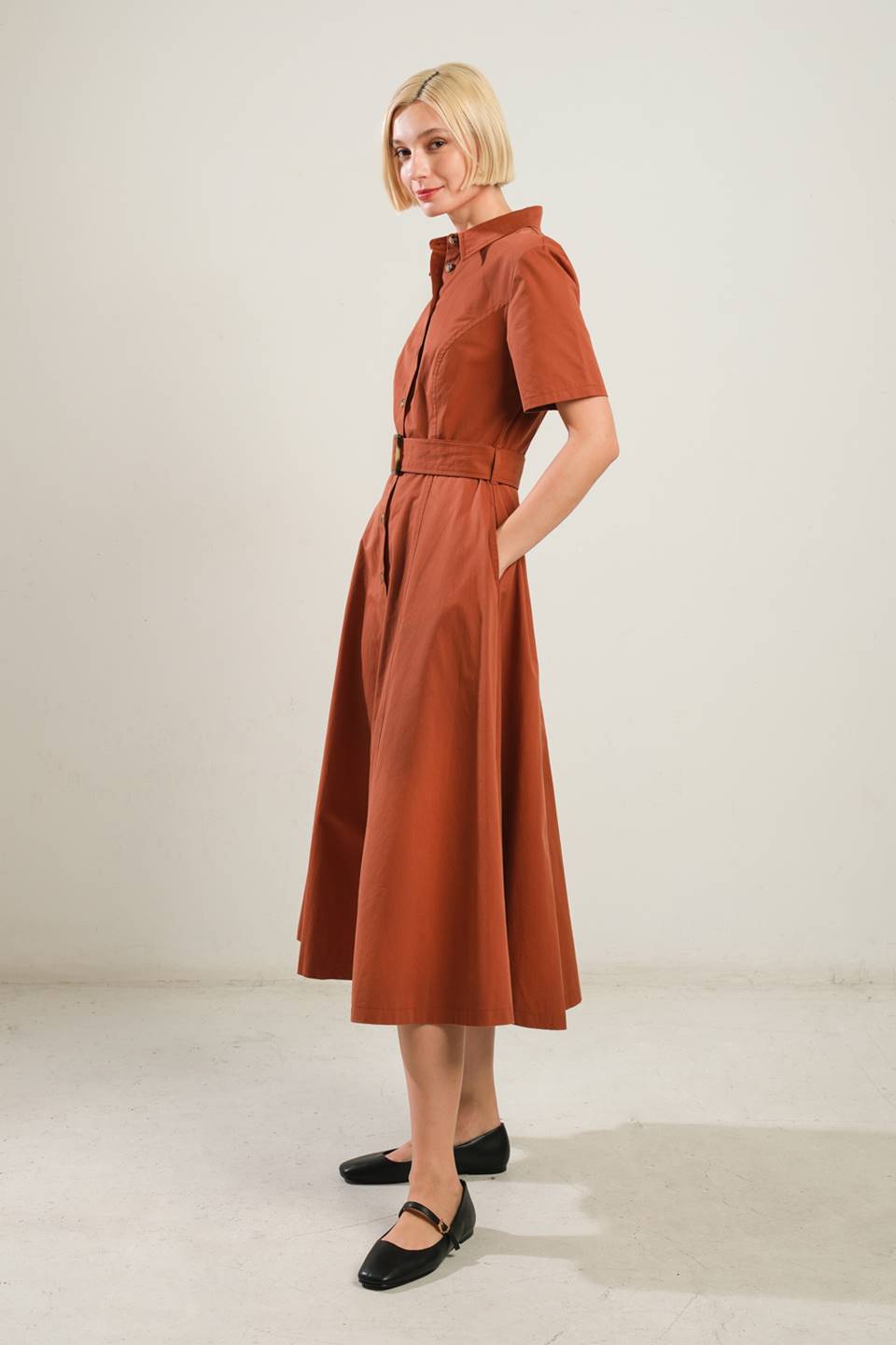 LUXE LIVING WOVEN MIDI DRESS - By Baano